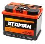 Автомобильный аккумулятор ATOMAN 6CT-63 LA 63А/ч-12V ст EN610 европейские обратная - 240x175x190