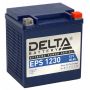 Автомобильный аккумулятор Delta Battery EPS 1230 NanoGel YTX30HL-BS 30А/ч-12Vст EN400 болт обратная 166x130x175