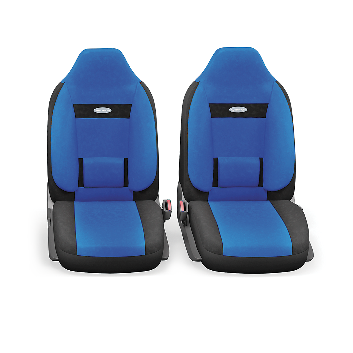 Автомобильный чехол на сиденье Autoprofi COM-1105H BK/BL M черный/синий