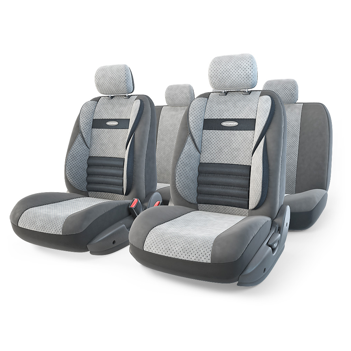 Автомобильный чехол на сиденье Autoprofi CMB-1105 D.GY/L.GY M темно-серый/светло-серый