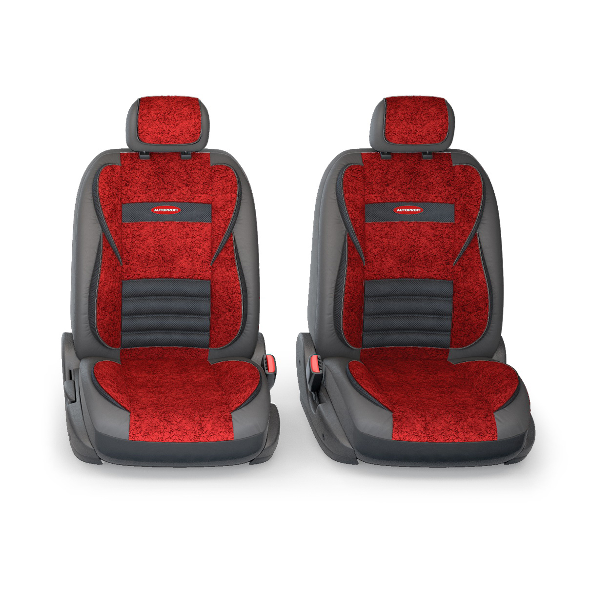 Автомобильный чехол на сиденье Autoprofi MLT-1105GV BK/RD M черный/красный
