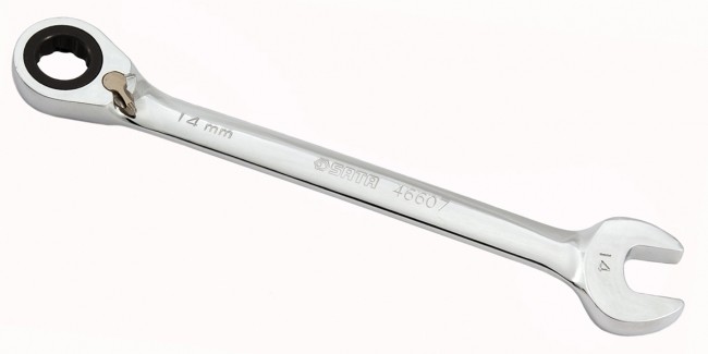Комбинированный ключ SATA 46611 18 мм трещоточный с реверсом