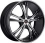 Легковой диск HARP Y-02 7,5x18 5x114,3 ET40 72,6 Gloss Black / Machined Face / Gloss Black Lip (уценка: Дырки под вентеля)
