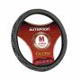 Оплетка на руль Autoprofi AP-810 BK/BK/GY (M) M 37—39 см кожа черный/серый