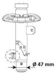 KYB 3338012 Peugeot 208 12>