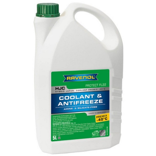 Антифриз Ravenol HJC Protect FL22 COLD CLIMATE Premix зеленый, 5кг