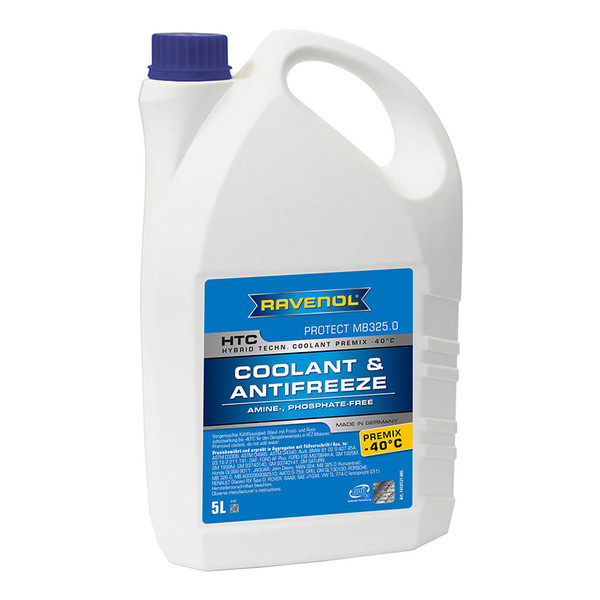 Антифриз Ravenol HTC Protect MB 325.0 Premix синий, 1,5кг