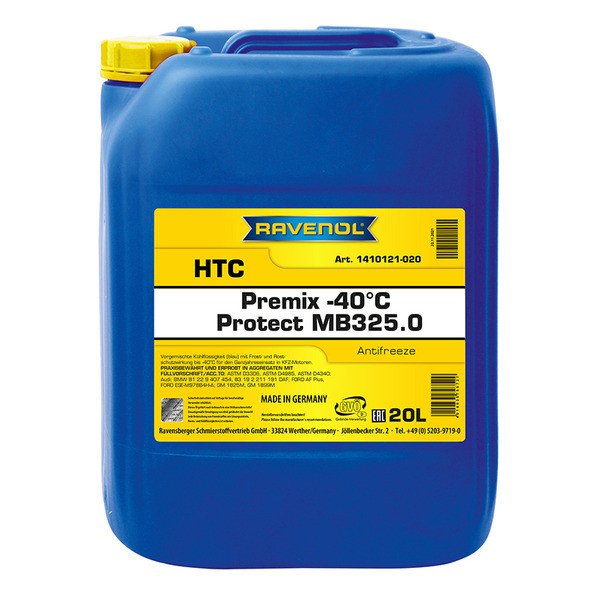 Антифриз Ravenol HTC Protect MB 325.0 Premix синий, 1,5кг