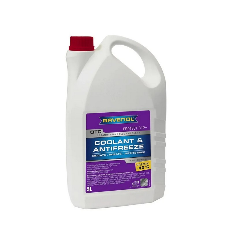 Антифриз Ravenol OTC Organic Techn. Coolant Premix -40C G12+ Красно-лиловый 20кг ecobox