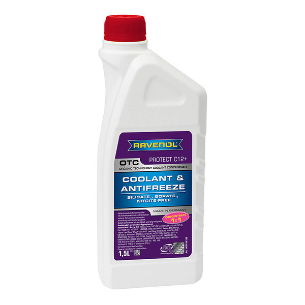 Антифриз Ravenol OTC Organic Techn. Coolant Premix -40C G12+ Красно-лиловый 20кг ecobox