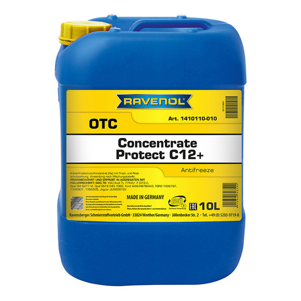 Антифриз Ravenol OTC Organic Techn. Coolant Premix -40C G12+ Красно-лиловый 20кг ecobox