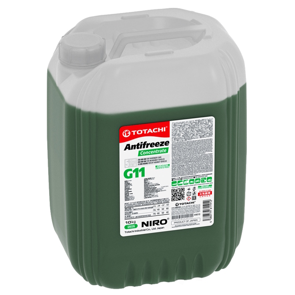 Антифриз TOTACHI NIRO Coolant green -40C G11 Зеленый 10кг