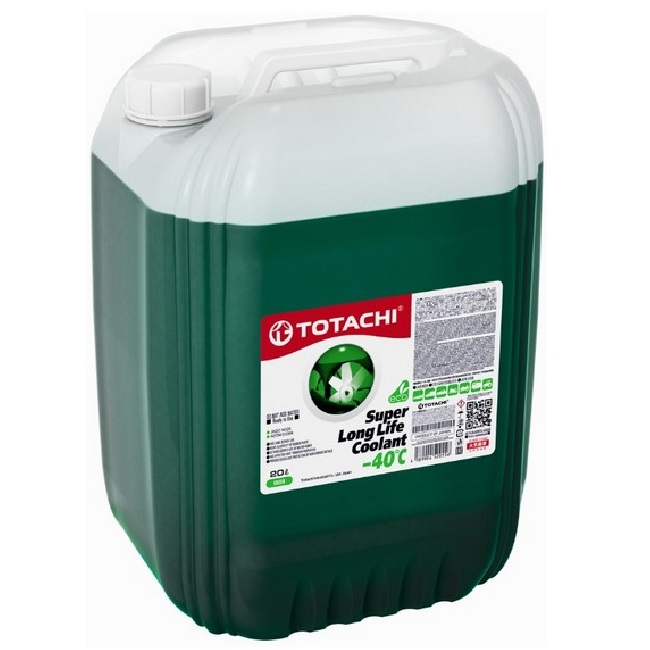 Антифриз TOTACHI SUPER LONG LIFE COOLANT Green -40C зеленый, 20кг