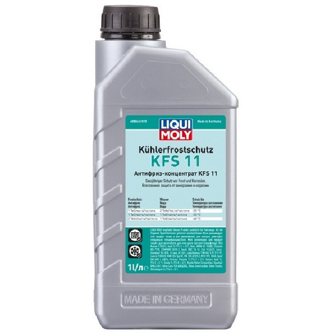 Антифриз концентрат Liqui Moly Kuhlerfrostschutz KFS 11 G11 сине-зеленый 1л