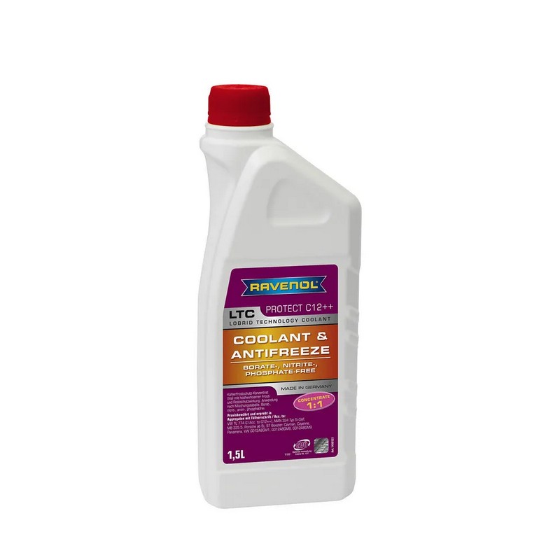 Антифриз концентрат Ravenol LTC Lobrid Technology Coolant G12++ малиново-красный 1,5л