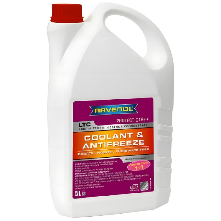 Антифриз концентрат Ravenol LTC Lobrid Technology Coolant G12++ фиолетовый 5л