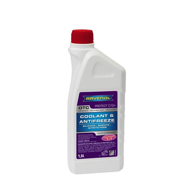 Антифриз концентрат Ravenol OTC Organic Technology Concentrate G12+ Красно-лиловый 1,5л