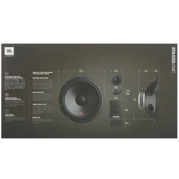 Автоакустика JBL Stage2 604C 6.5