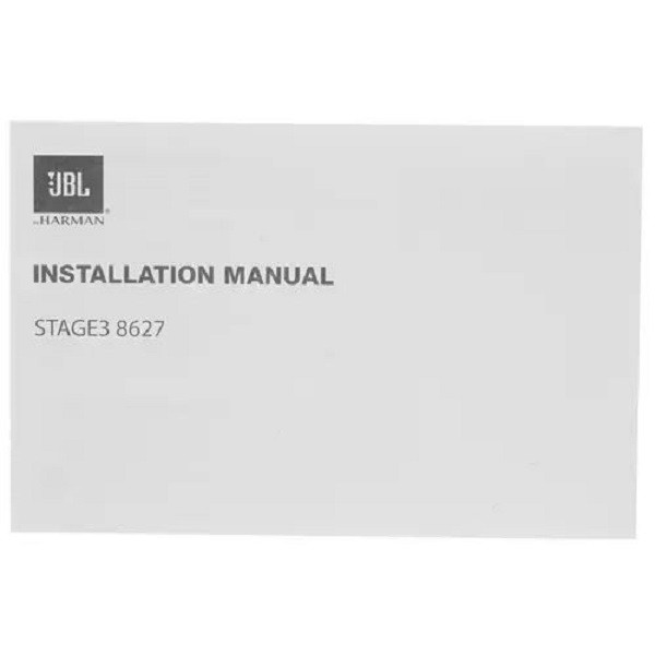 Автоакустика JBL Stage3 8627 6х8
