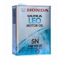 Honda Ultra LEO SN 0W-20 API SN; ILSAC GF-5 синтетическое 4 л 08217-99974