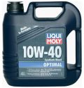 Liqui Moly Optimal 10W-40 API SL/CF; ACEA A3/B3/B4 полусинтетическое 4 л 3930