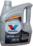 Valvoline SynPower FE 0W-30 API SP; ACEA A5/B5; ACEA A7/B7 синтетическое 5 л 874310