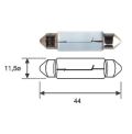 MAGNETI MARELLI 9461200000 накаливания, C10W,12 V, 10 Вт,SV8,5-8, 1 шт.