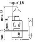 Маяк 82320SL+100 галогенная, H3,12 V, 55 Вт,, 2 шт.