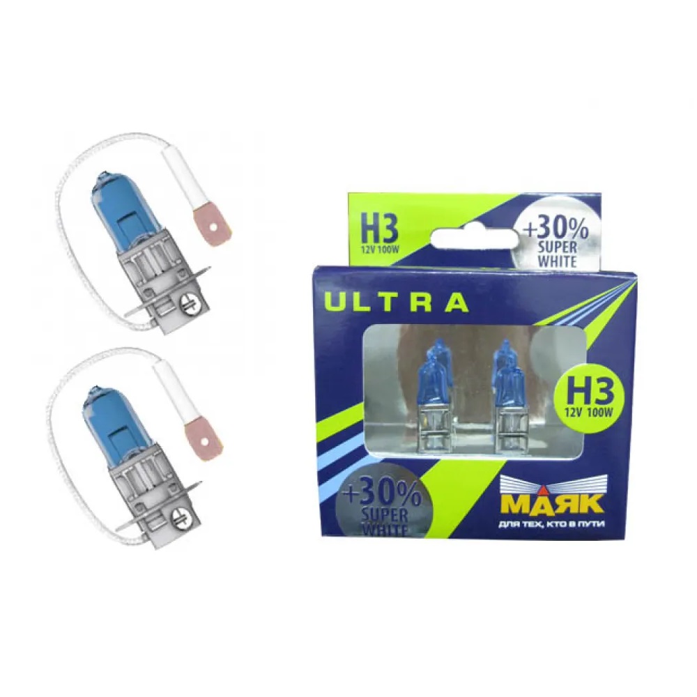 Автомобильная лампа Маяк Super White УЛЬТРА NEW (+30%)