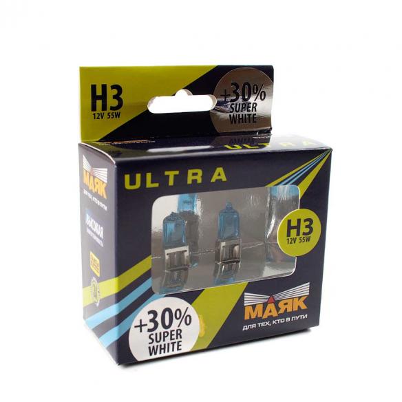 Автомобильная лампа Маяк Super White УЛЬТРА NEW (+30%)