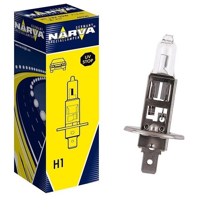 Автомобильная лампа Narva H1 12V 55W (блистер)