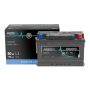 Автомобильный аккумулятор ABSEL POWER EFB QE080075A14A 80А/ч-12V ст EN750 европейские обратная 315x175x190