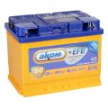 Аком +EFB 60А/ч-12V ст EN580 европейские прямая 242x175x190