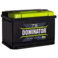 Dominator 6СТ-75VLR 75А/ч-12V ст EN750 европейские обратная 278x175x190
