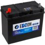 Автомобильный аккумулятор EDCON DC45330L 45А/ч-12V ст EN330 японские прямая 238x129x227