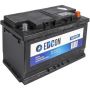 Автомобильный аккумулятор EDCON DC80740R1 80А/ч-12V ст EN740 европейские обратная 315x175x190