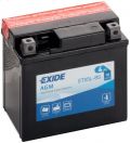 Exide MOTO AGM ETX5L-BS 4А/ч-12V ст EN70 болт обратная 113x70x105