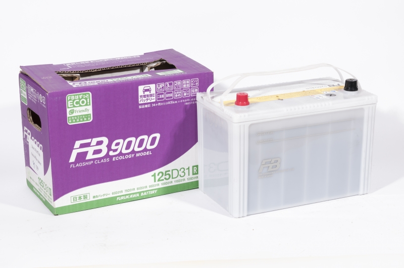 Автомобильный аккумулятор Furukawa Battery 9000 92 Ач 125D31R 92А/ч-12V ст EN835 толстые прямая 302x172x220 (уценка: 2019 Япония)