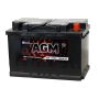 Автомобильный аккумулятор General Technologies AGM GT-70AGM 70А/ч-12V ст EN760 европейские обратная 278x175x190