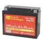 Автомобильный аккумулятор General Technologies CT 1220 20А/ч-12V ст EN250 болт+ гайка 6 мм обратная 204x91x159
