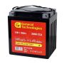 Автомобильный аккумулятор General Technologies CT 1230 30А/ч-12V ст EN300 болт+ гайка 6 мм обратная 168x126x175