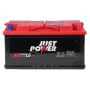Автомобильный аккумулятор JUST POWER 6СТ J0L5900 90А/ч-12V ст EN700 европейские обратная 353x175x190