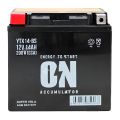 ON AGM YTX14-BS 14А/ч-12V мото EN200 прямая 150x87x145