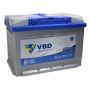 Автомобильный аккумулятор VBD EFB 85А/ч-12V ст EN800 европейские обратная 278x175x190
