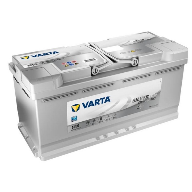 Автомобильный аккумулятор Varta Silver Dynamic AGM 605 901 095 105А/ч-12V ст EN950 европейские обратная 393x175x190