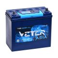 Veter 75B24L Asia 59А/ч-12V ст EN530 тонкие прямая 238x125x225