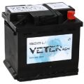Veter AGM 50А/ч-12V ст EN570 европейские обратная 207x175x190