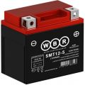 WBR SMT12-5 (YTX5L-BS) 5А/ч-12V EN70 прямая 113x70x105