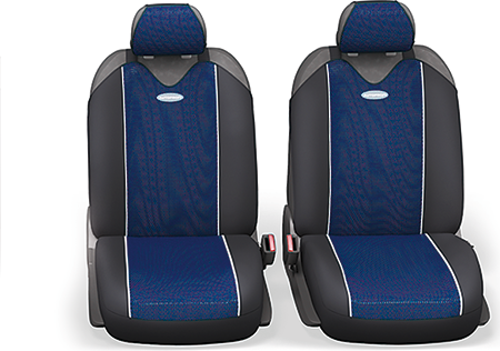 Автомобильный чехол на сиденье Autoprofi CRB-902P BK/BL синий