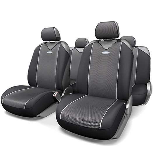Автомобильный чехол на сиденье Autoprofi CRB-902P BK/GY черный/серый